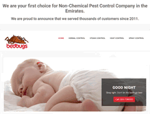 Tablet Screenshot of dubaipestcontrol.com